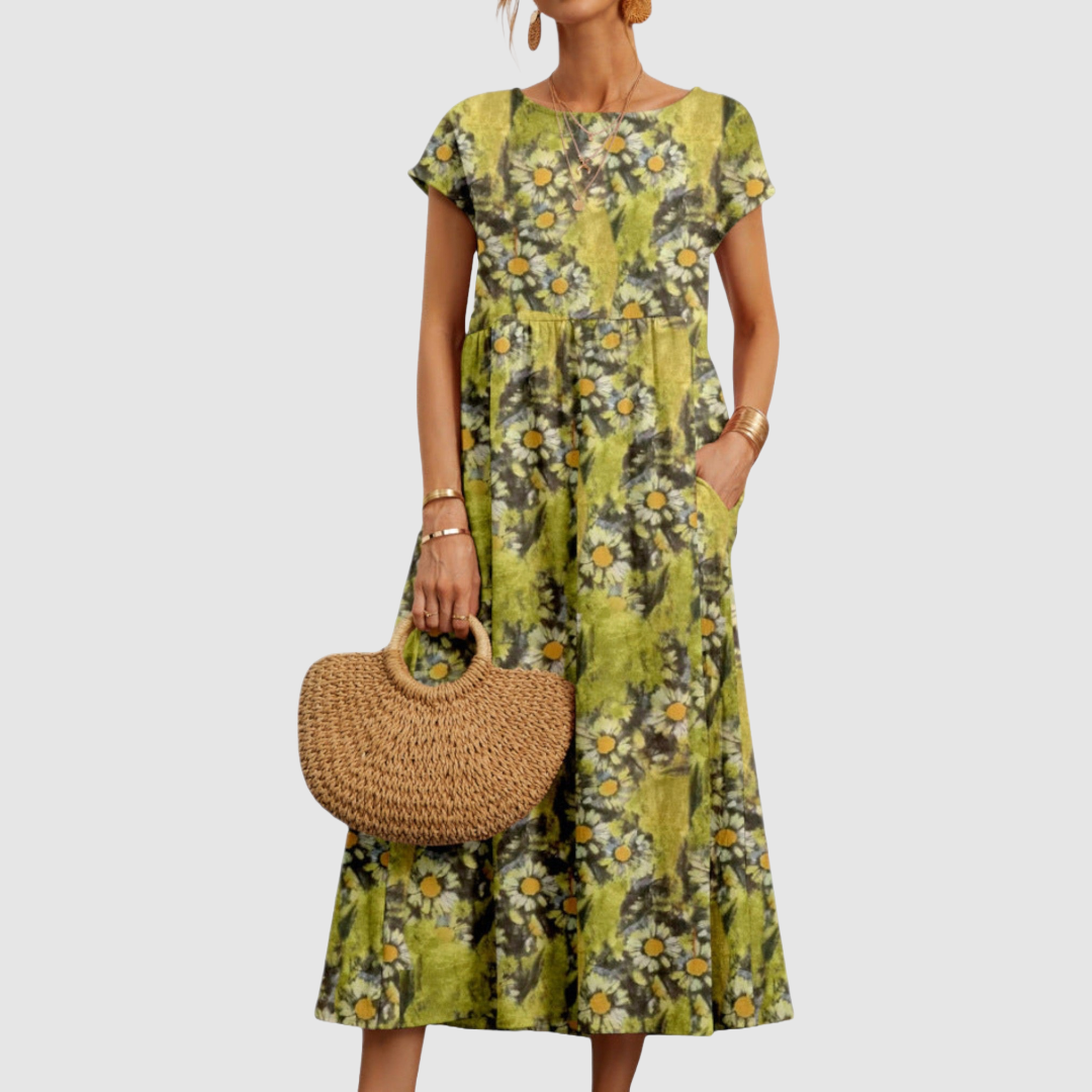 Edmonton Essence™ | Elegant Floral Dress