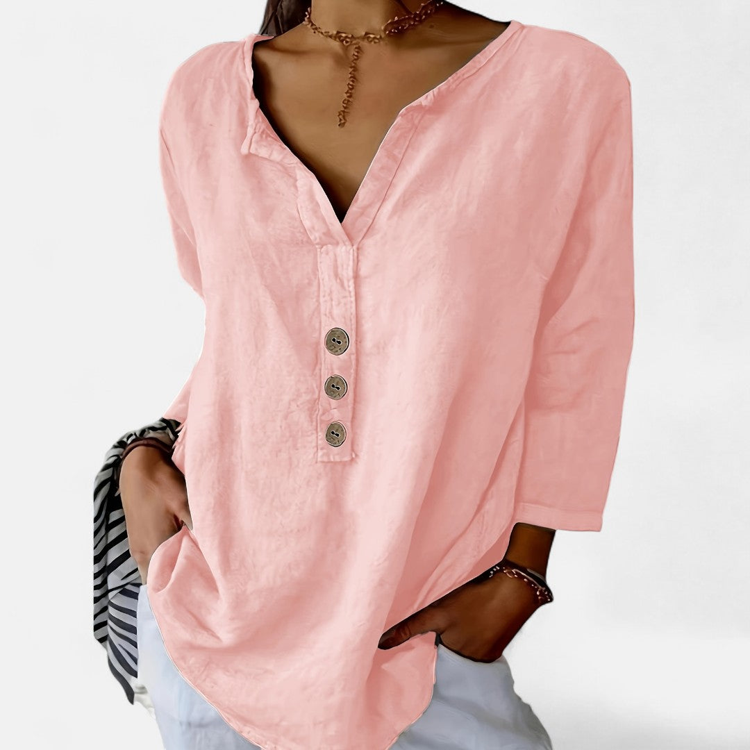 Edmonton Essence™ |  Relaxed Button Tunic
