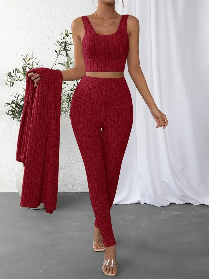 Edmonton Essence™ | Chic Three-Piece Jumpsuit