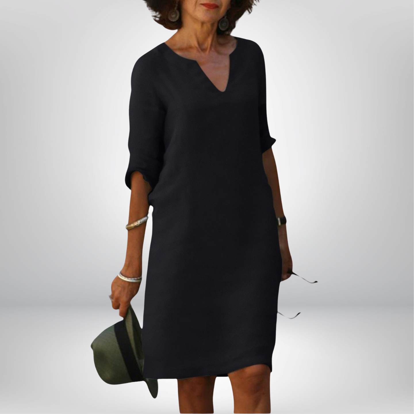 Edmonton Essence | Sophisticated Midi Dress (Buy,1 Get 1 free)