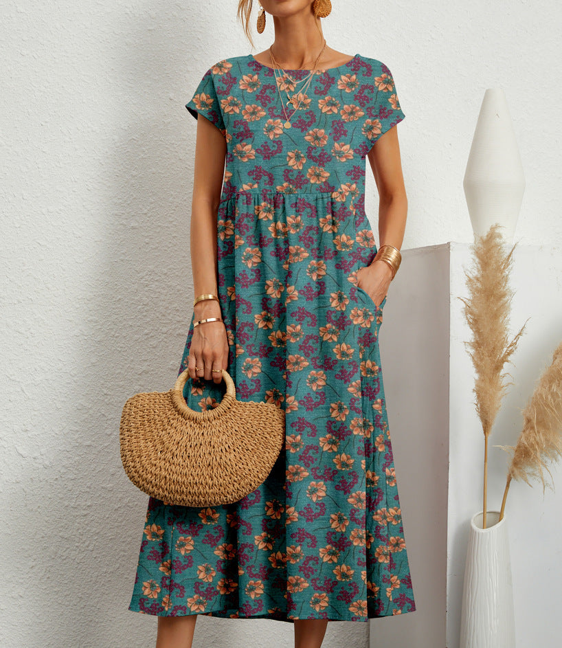 Edmonton Essence™ | Elegant Floral Dress