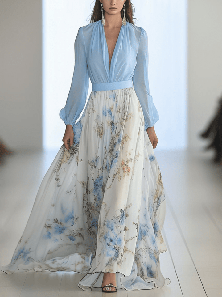 Edmonton Essence™ | Floral Print Maxi Dress
