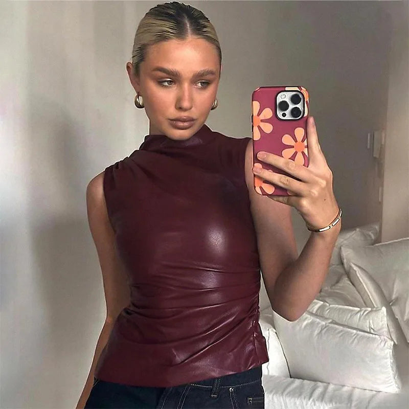 Edmonton Essence™ | High Burgundy Dress