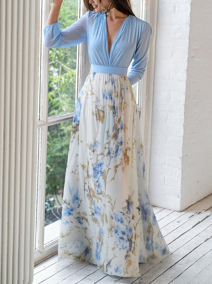 Edmonton Essence™ | Floral Print Maxi Dress