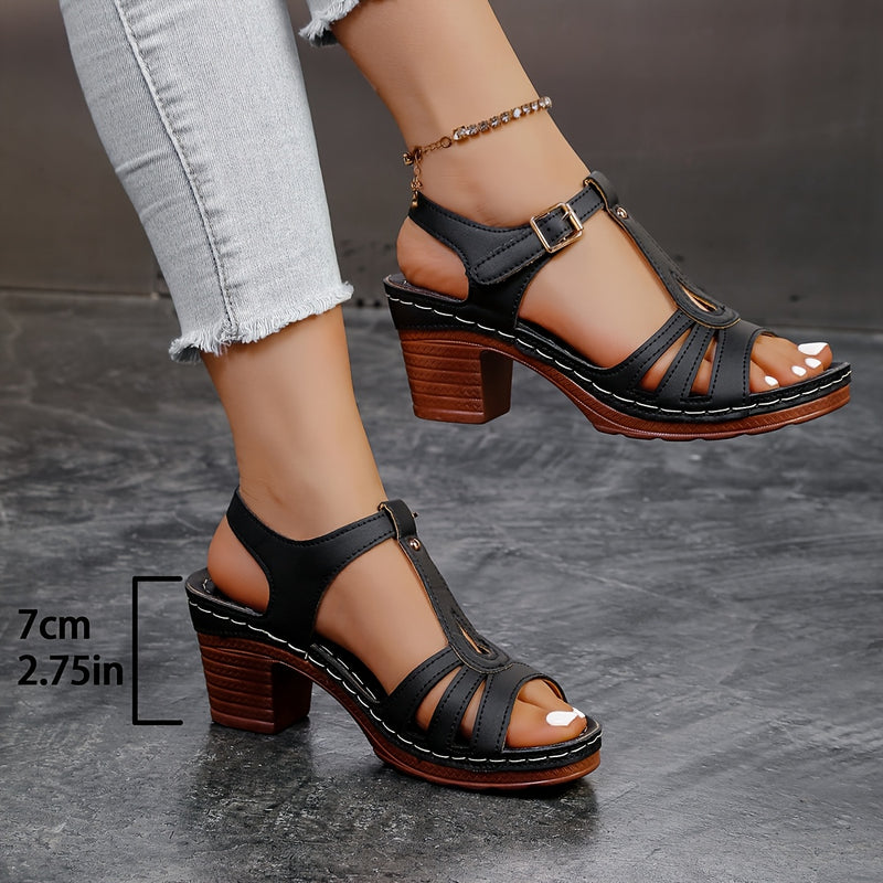 Edmonton Essence™ | Comfortable Heel Sandals