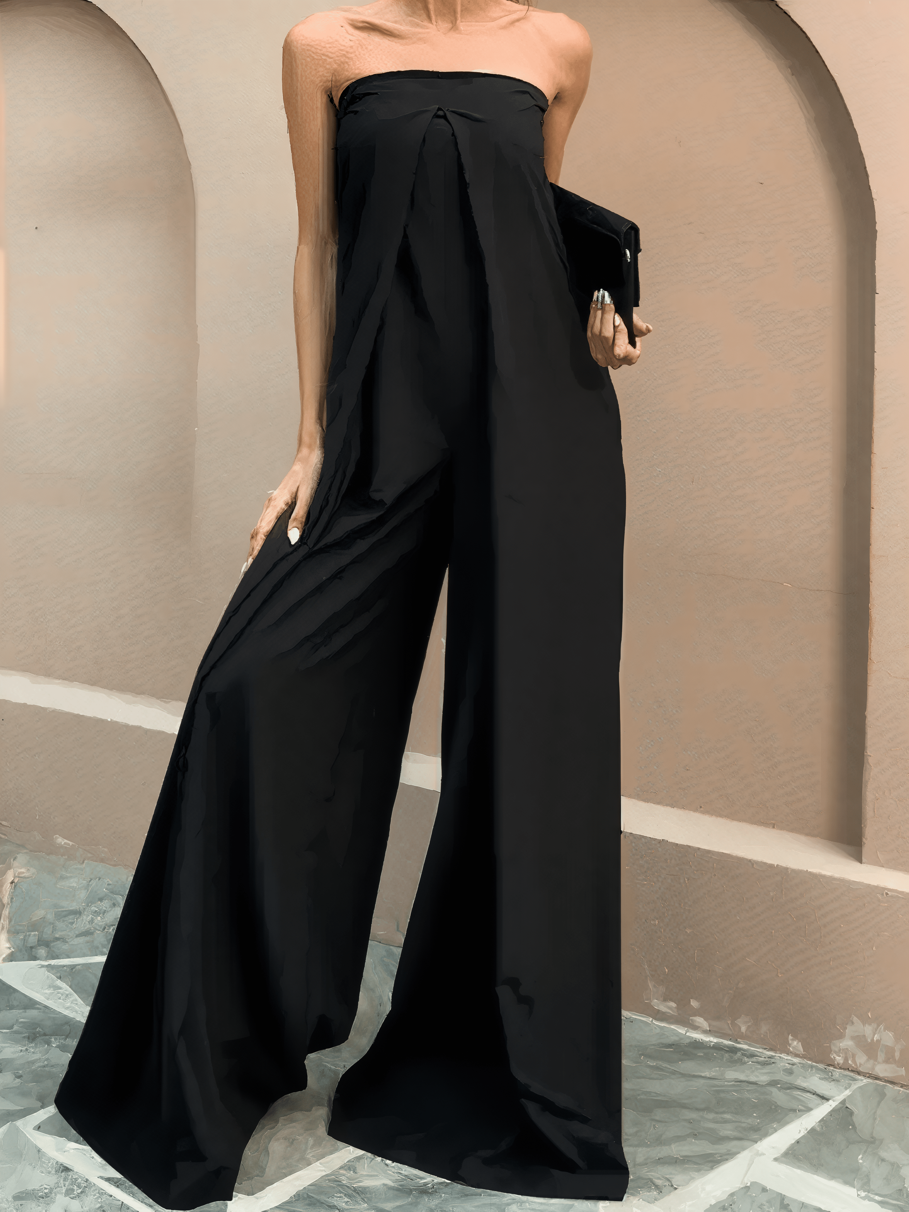 Edmonton Essence™ | Chic Black Jumpsuit