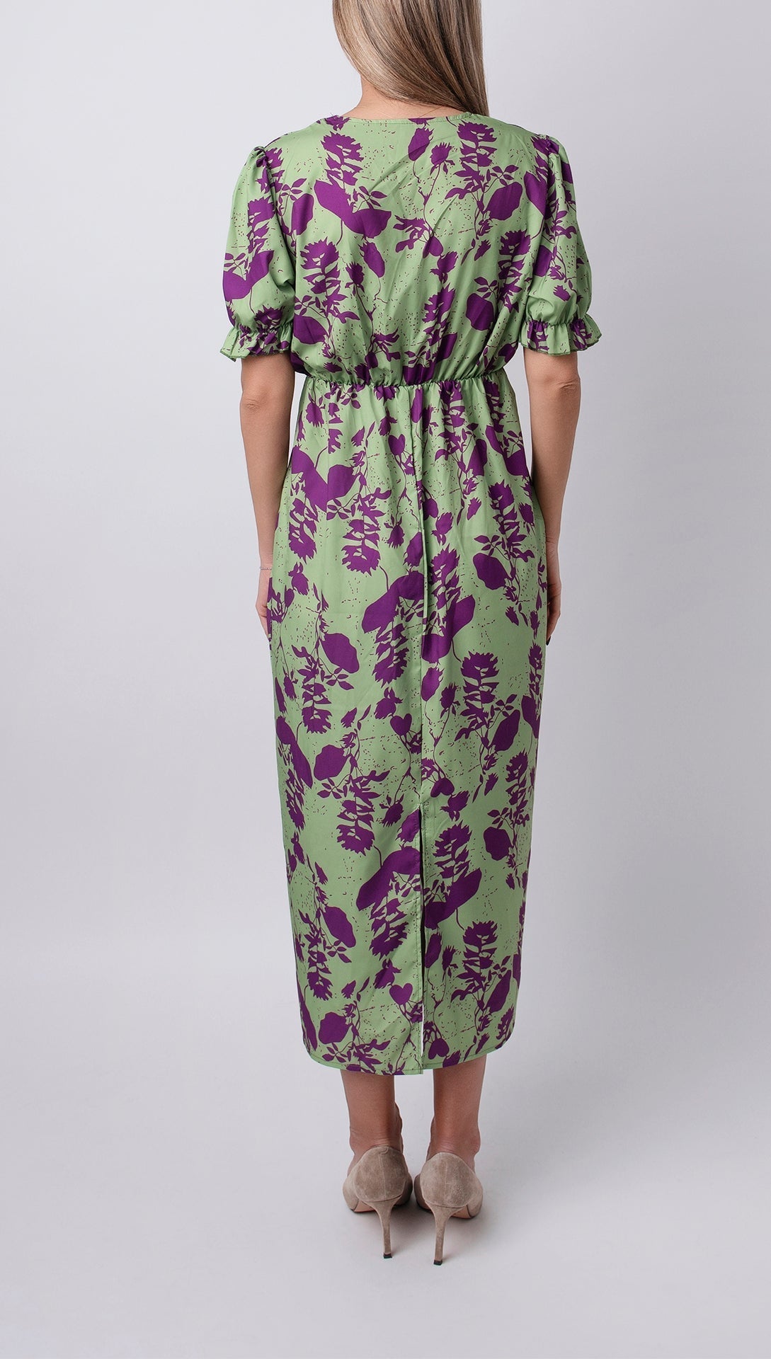 Edmonton Essence™ | Floral Print Maxi Dress + FREE Forever Bonded Bracelet