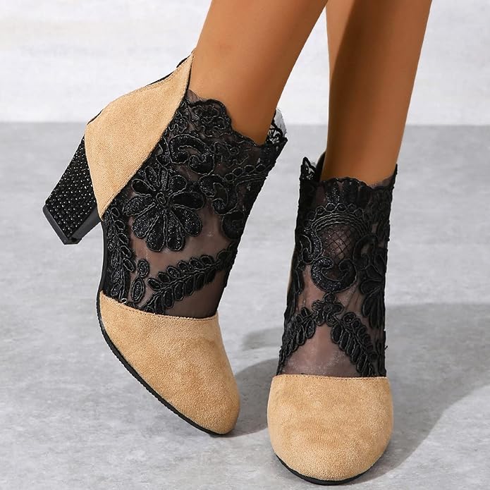 Edmonton Essence™ | Chic High Heel Ankle Boots
