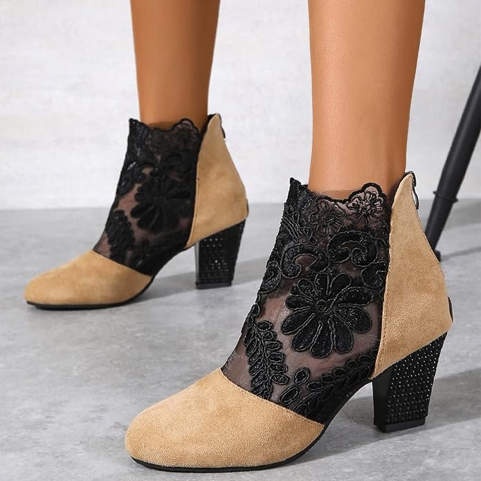 Edmonton Essence™ | Chic High Heel Ankle Boots