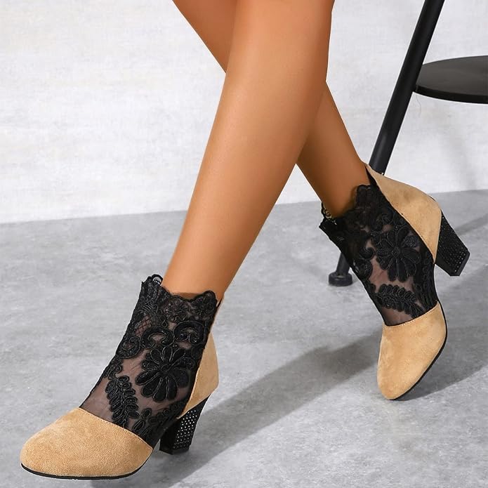 Edmonton Essence™ | Chic High Heel Ankle Boots