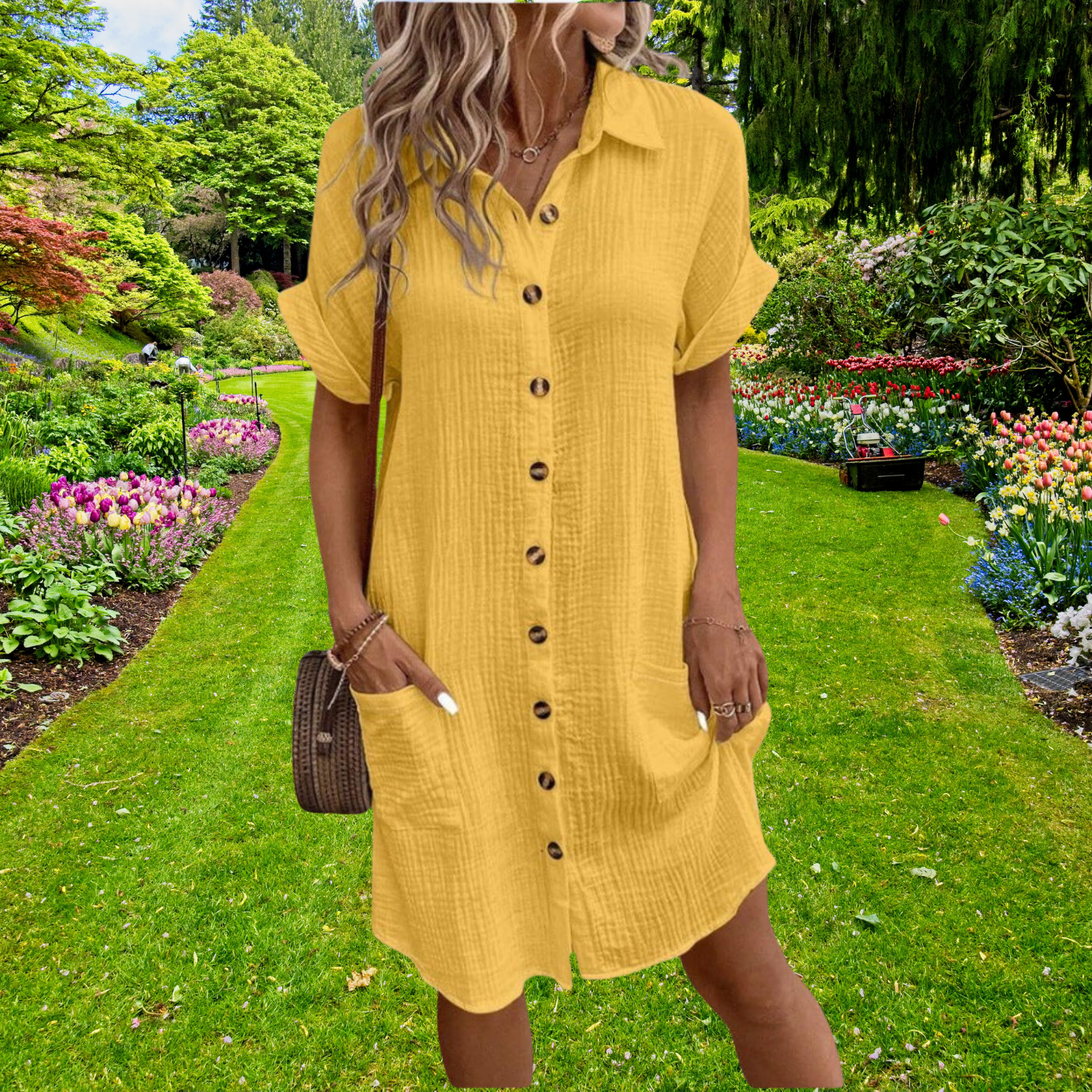 Edmonton Essence™ | Elegant Shirt Dress