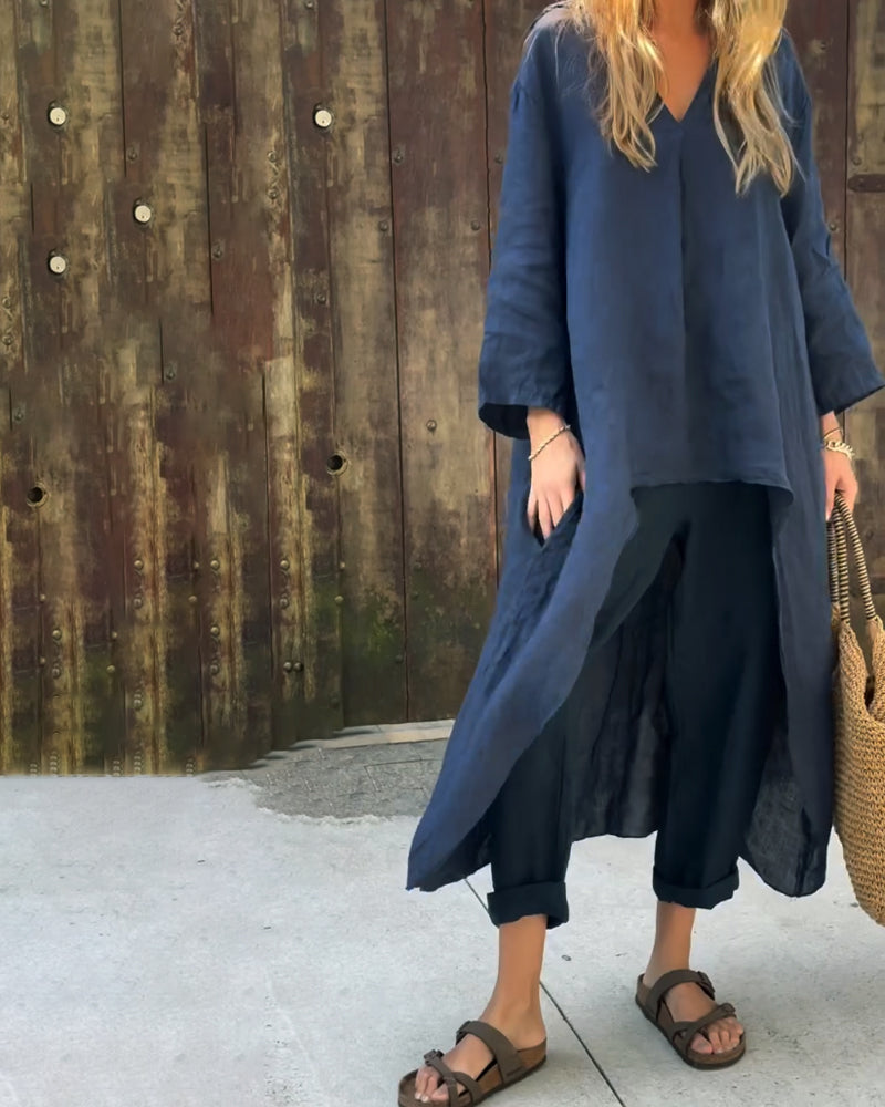 Edmonton Essence™ | Chic Two-Piece Linen Set