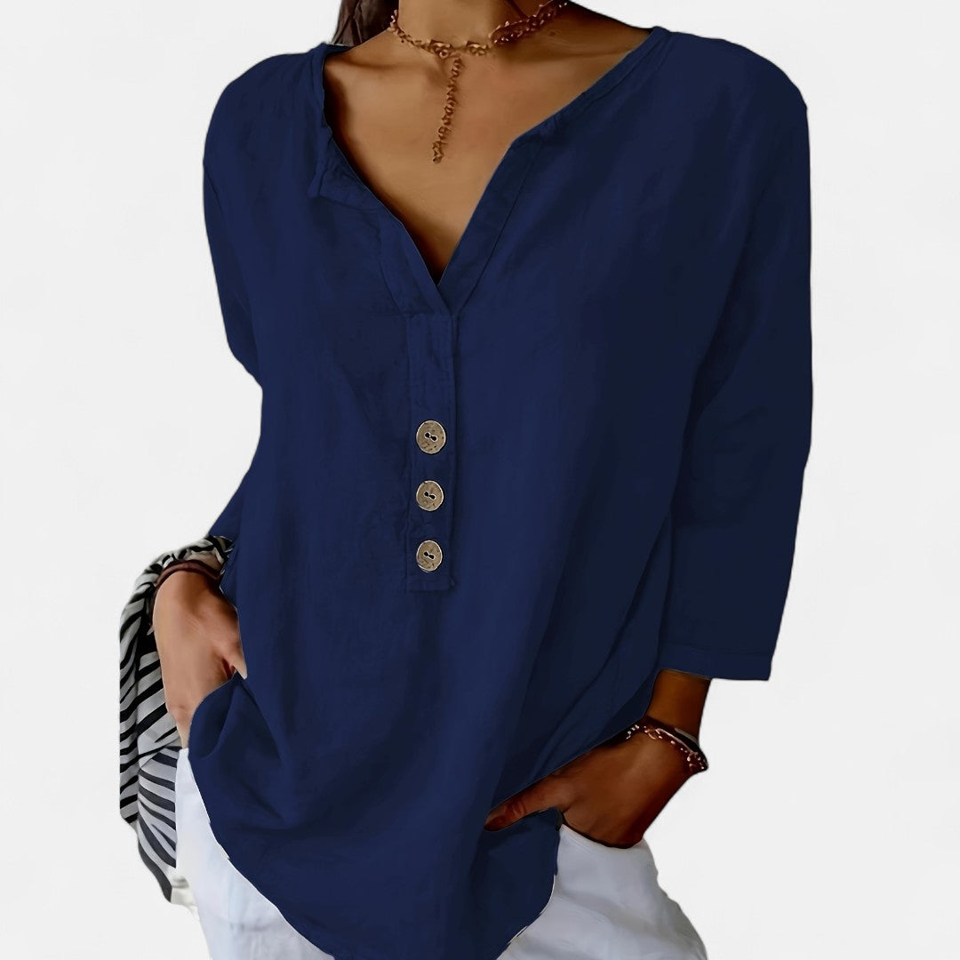 Edmonton Essence™ |  Relaxed Button Tunic