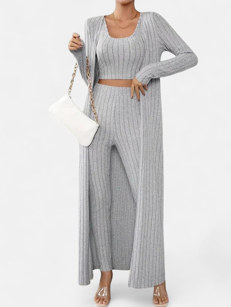 Edmonton Essence™ | Chic Three-Piece Jumpsuit
