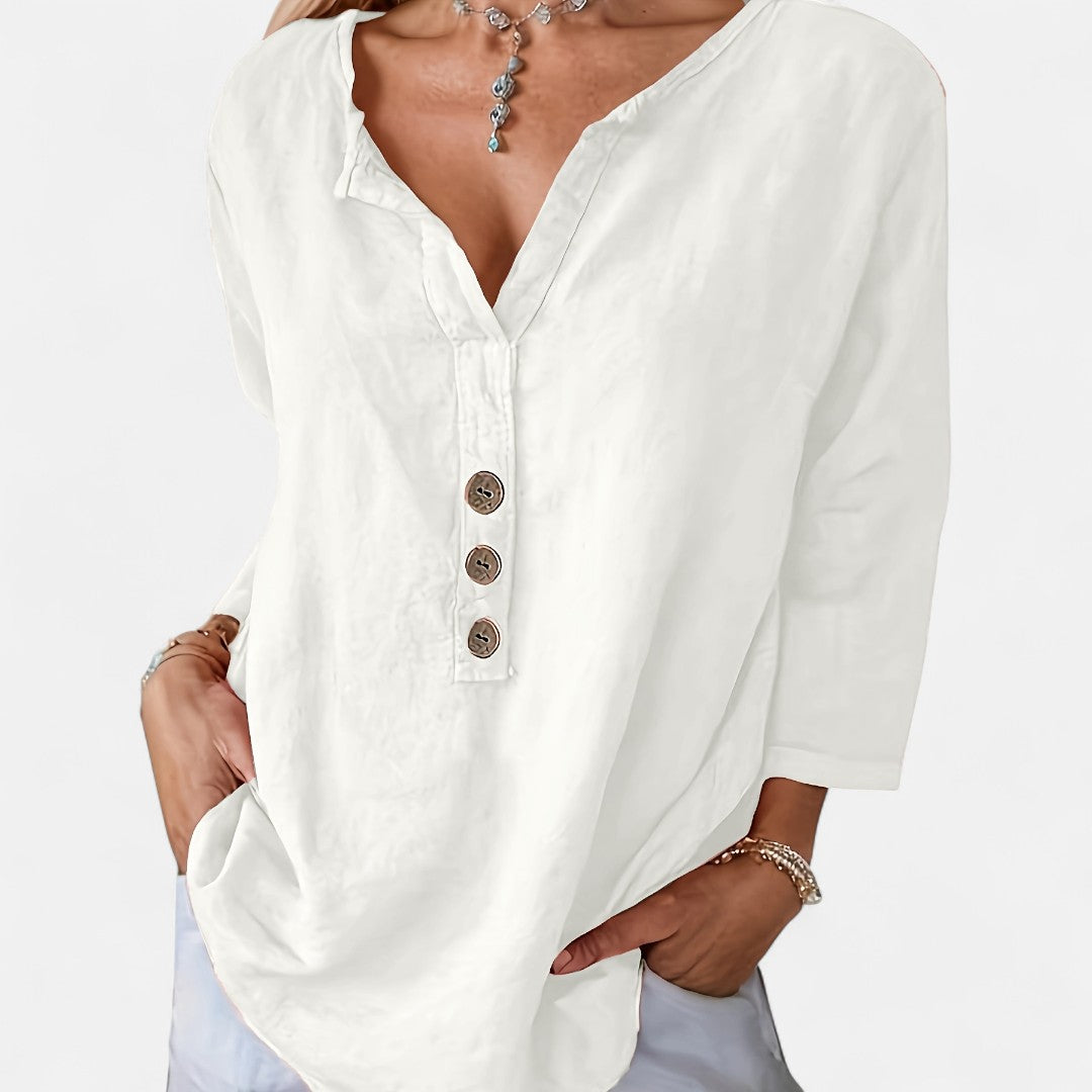 Edmonton Essence™ |  Relaxed Button Tunic