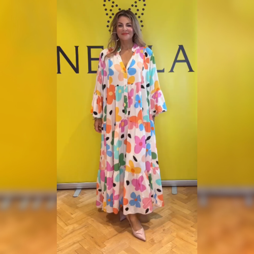 Edmonton Essence™ | Elegant Floral Dress