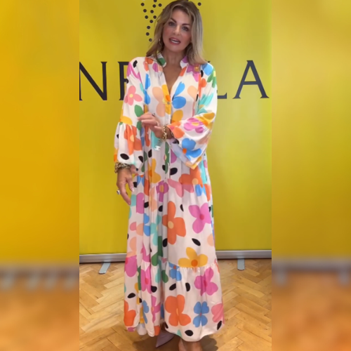 Edmonton Essence™ | Elegant Floral Dress