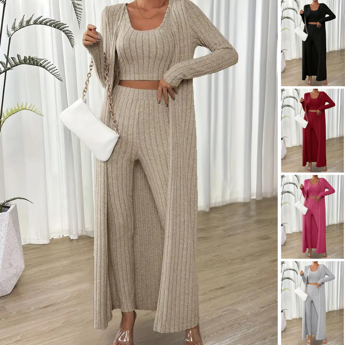 Edmonton Essence™ | Chic Three-Piece Jumpsuit