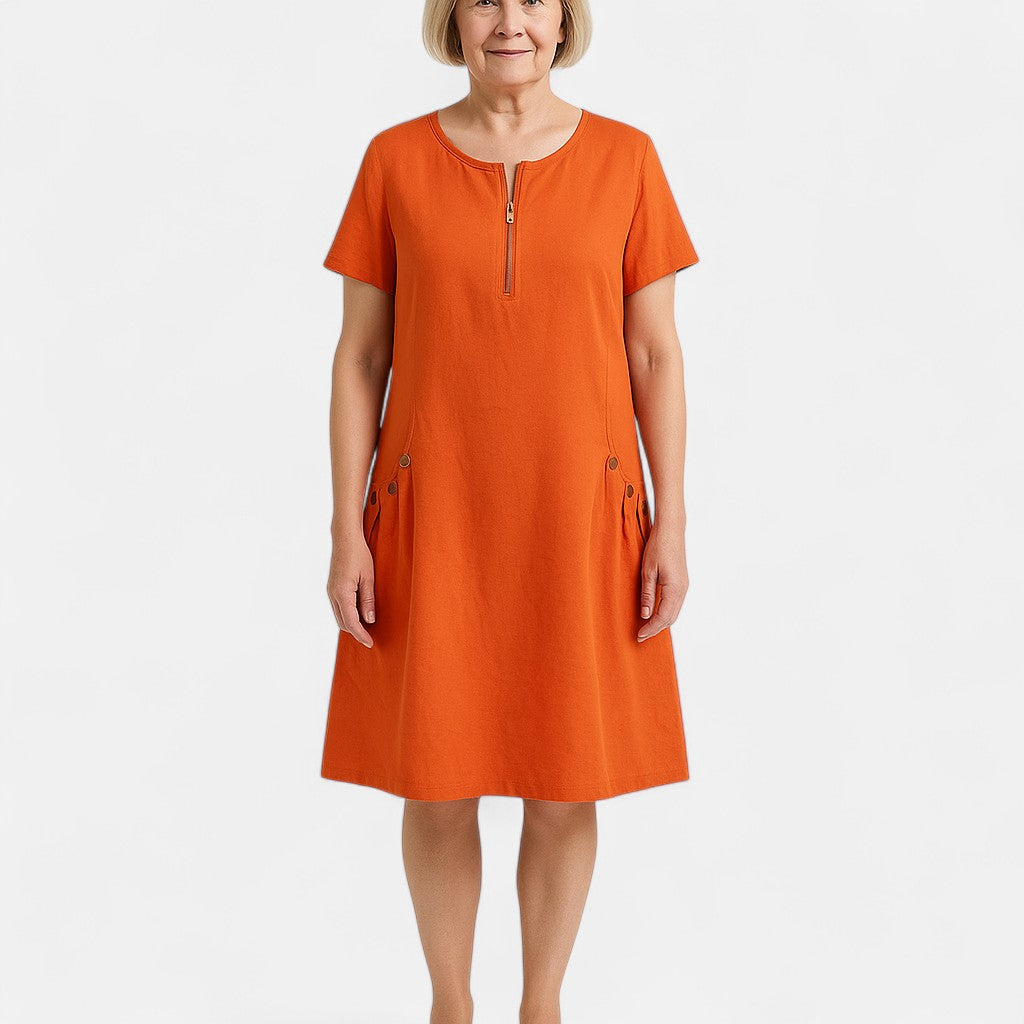 Edmonton Essence™ | Airy Loose-Fit Summer Dress