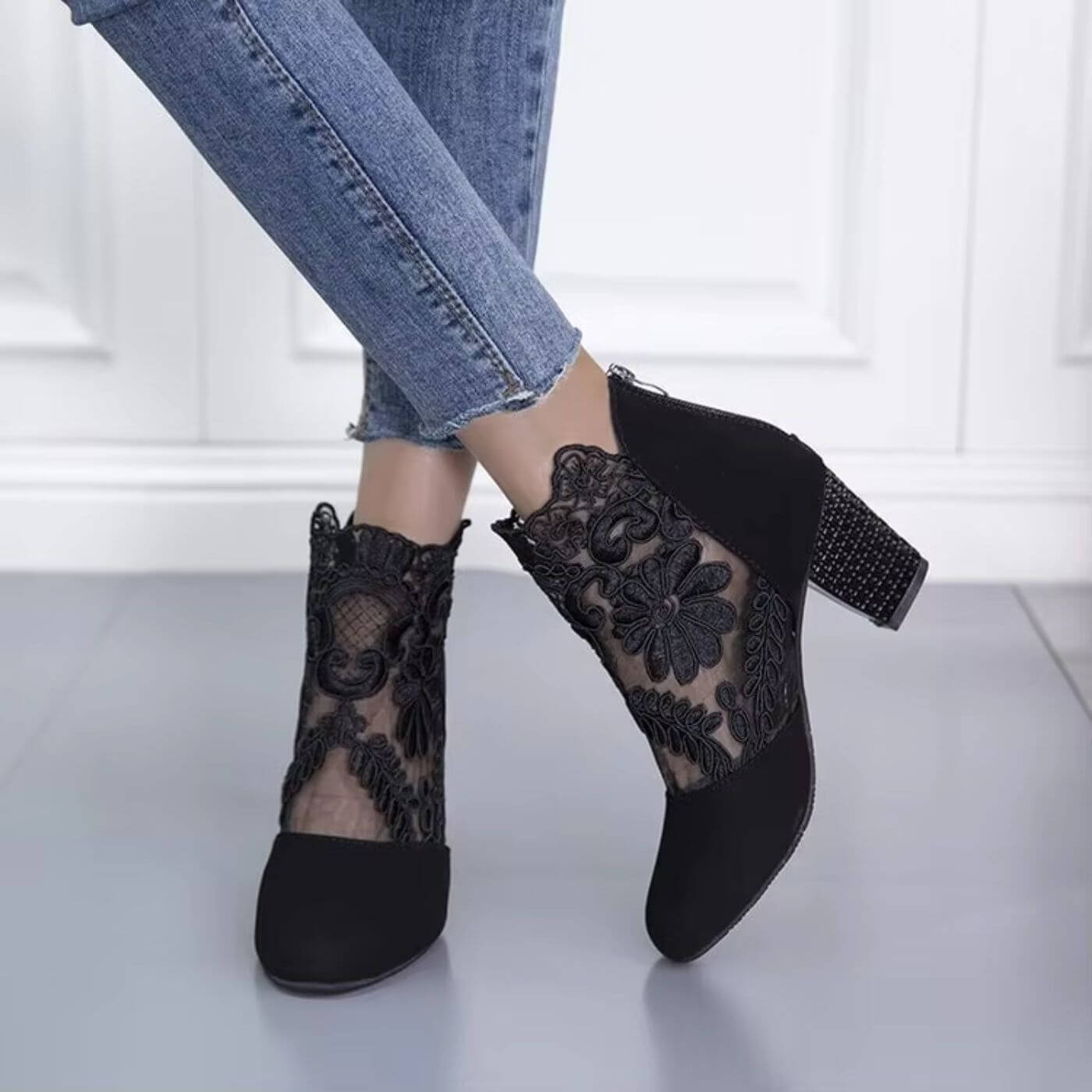 Edmonton Essence™ | Chic High Heel Ankle Boots