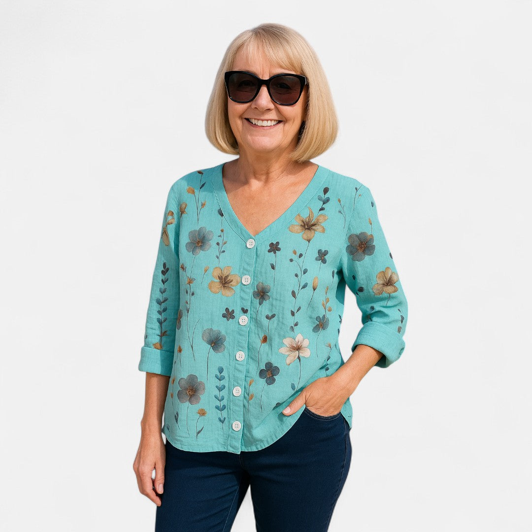 Edmonton Essence™ | Loose-Fit Floral Top
