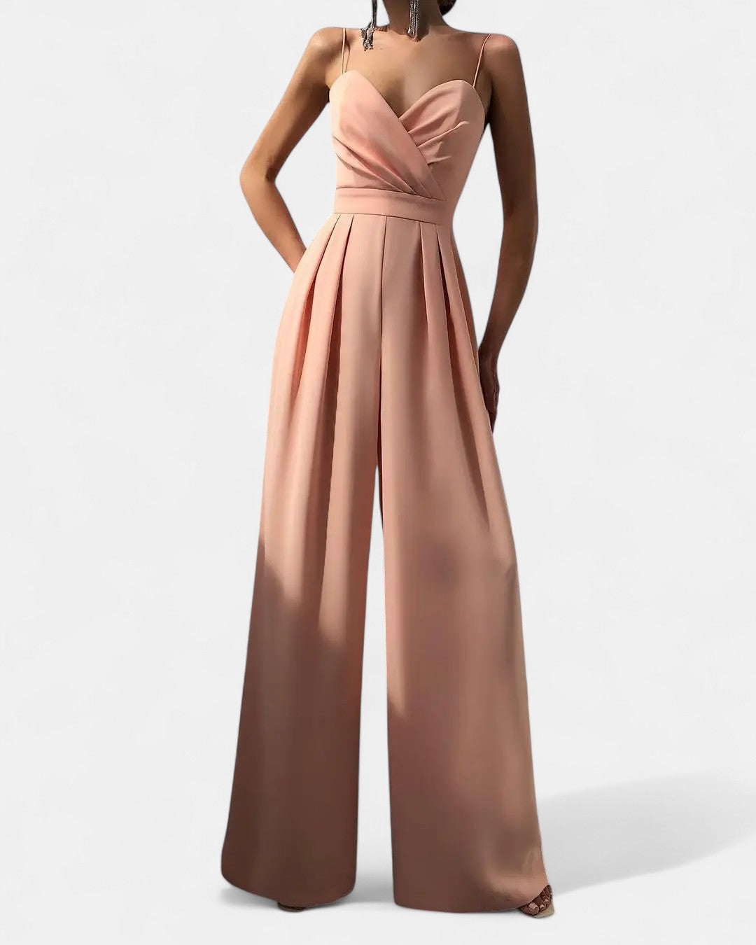 Edmonton Essence™ | Elegant Pleated Jumpsuit