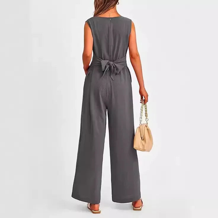 Edmonton Essence™ | Lightweight Waist Knot Jumpsuit