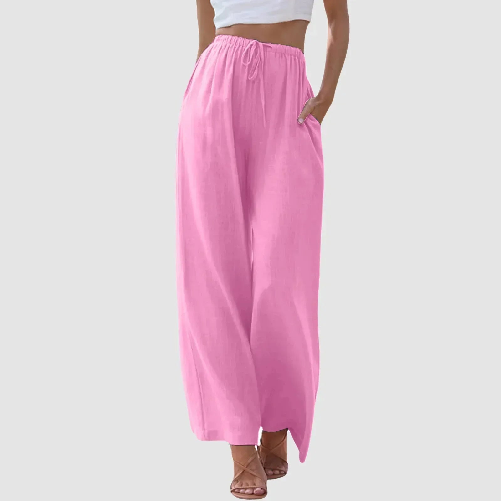 Edmonton Essence™ | High-Waisted Wide Leg Pants