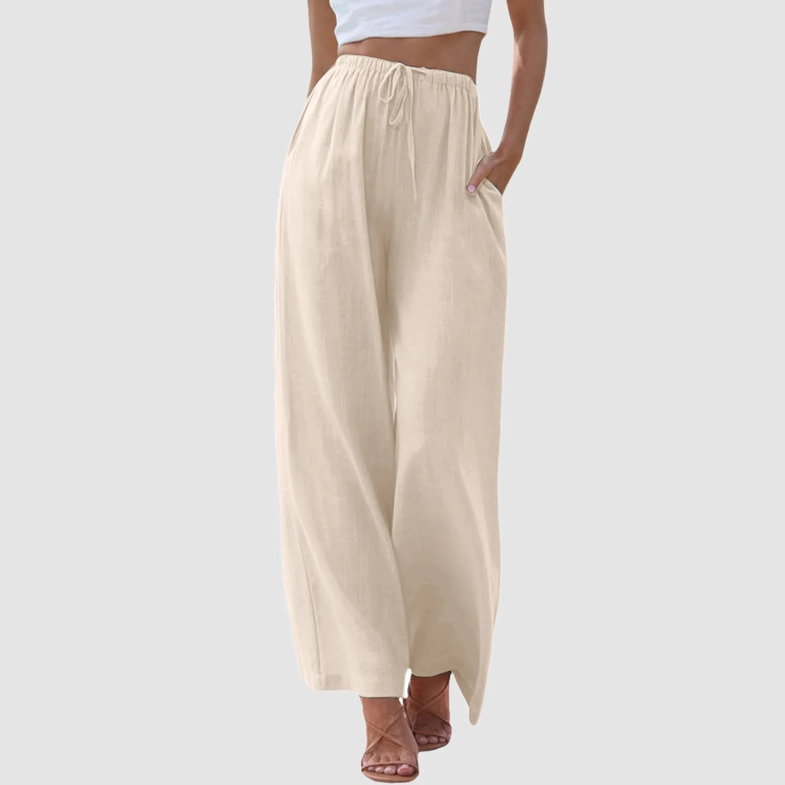 Edmonton Essence™ | High-Waisted Wide Leg Pants