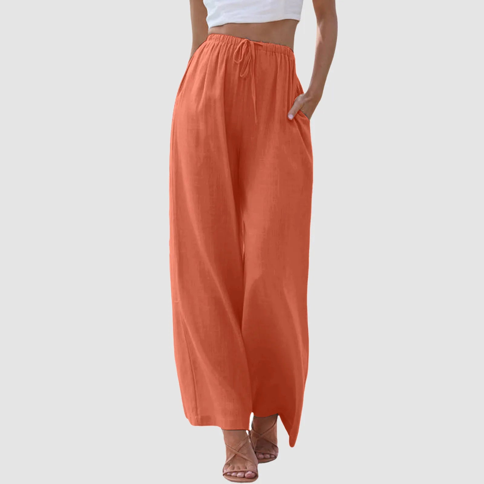 Edmonton Essence™ | High-Waisted Wide Leg Pants