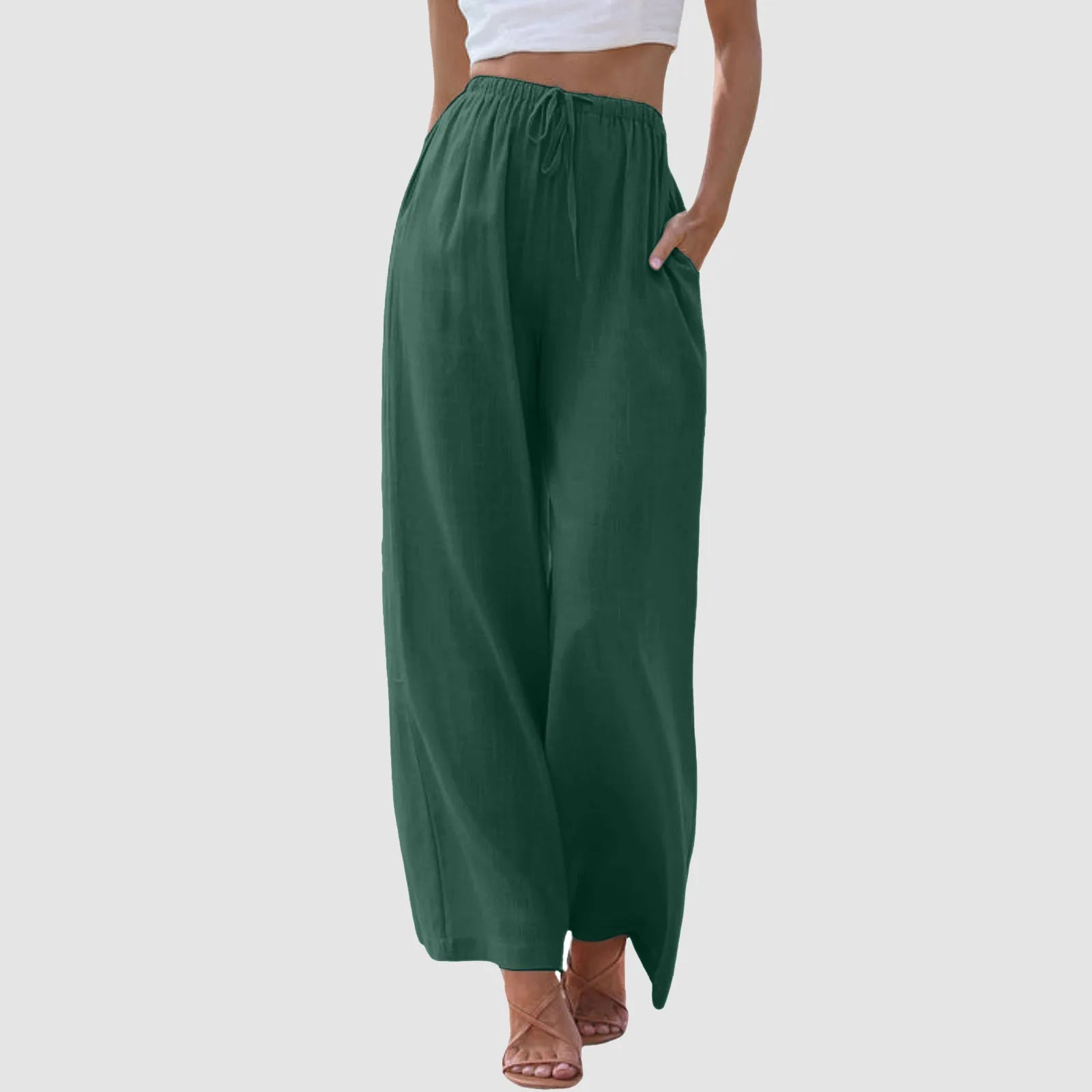 Edmonton Essence™ | High-Waisted Wide Leg Pants
