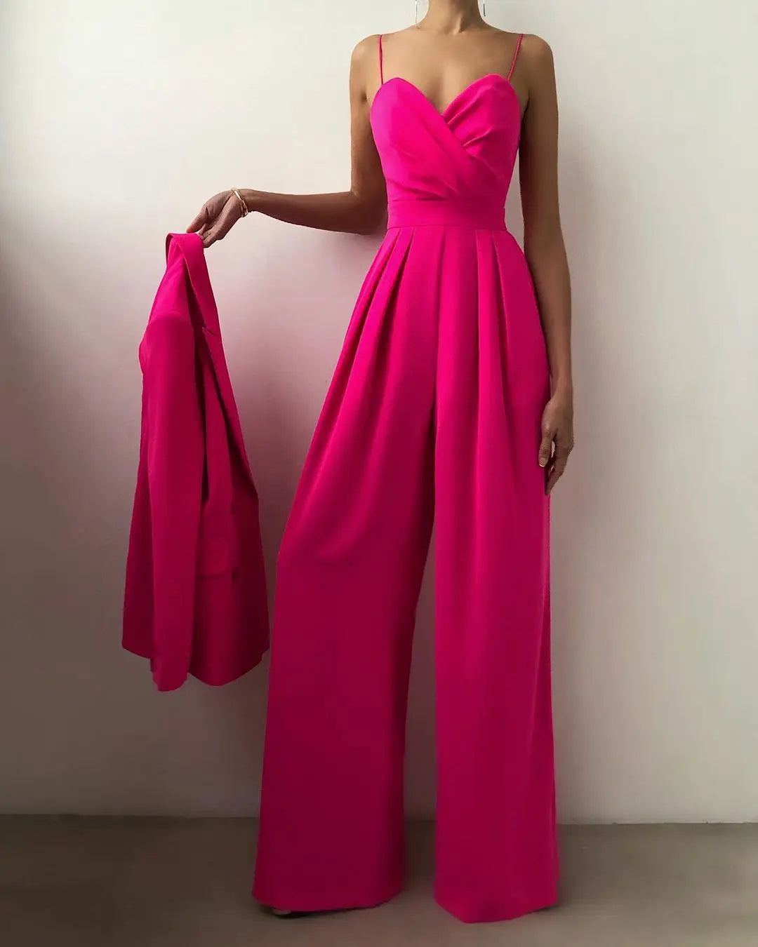 Edmonton Essence™ | Elegant Pleated Jumpsuit