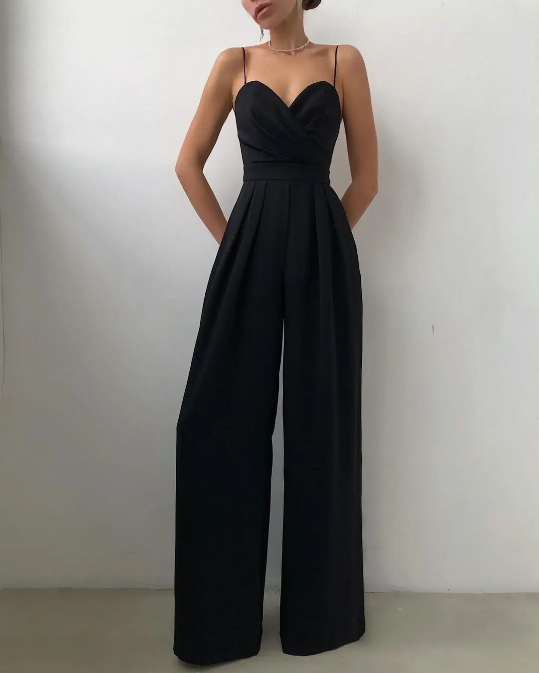 Edmonton Essence™ | Elegant Pleated Jumpsuit