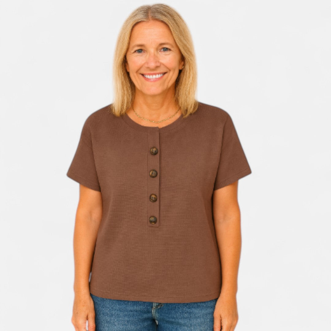 Edmonton Essence™ | Button-up Comfort Tee