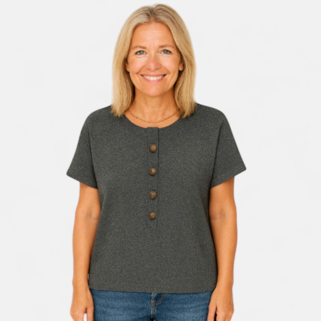 Edmonton Essence™ | Button-up Comfort Tee