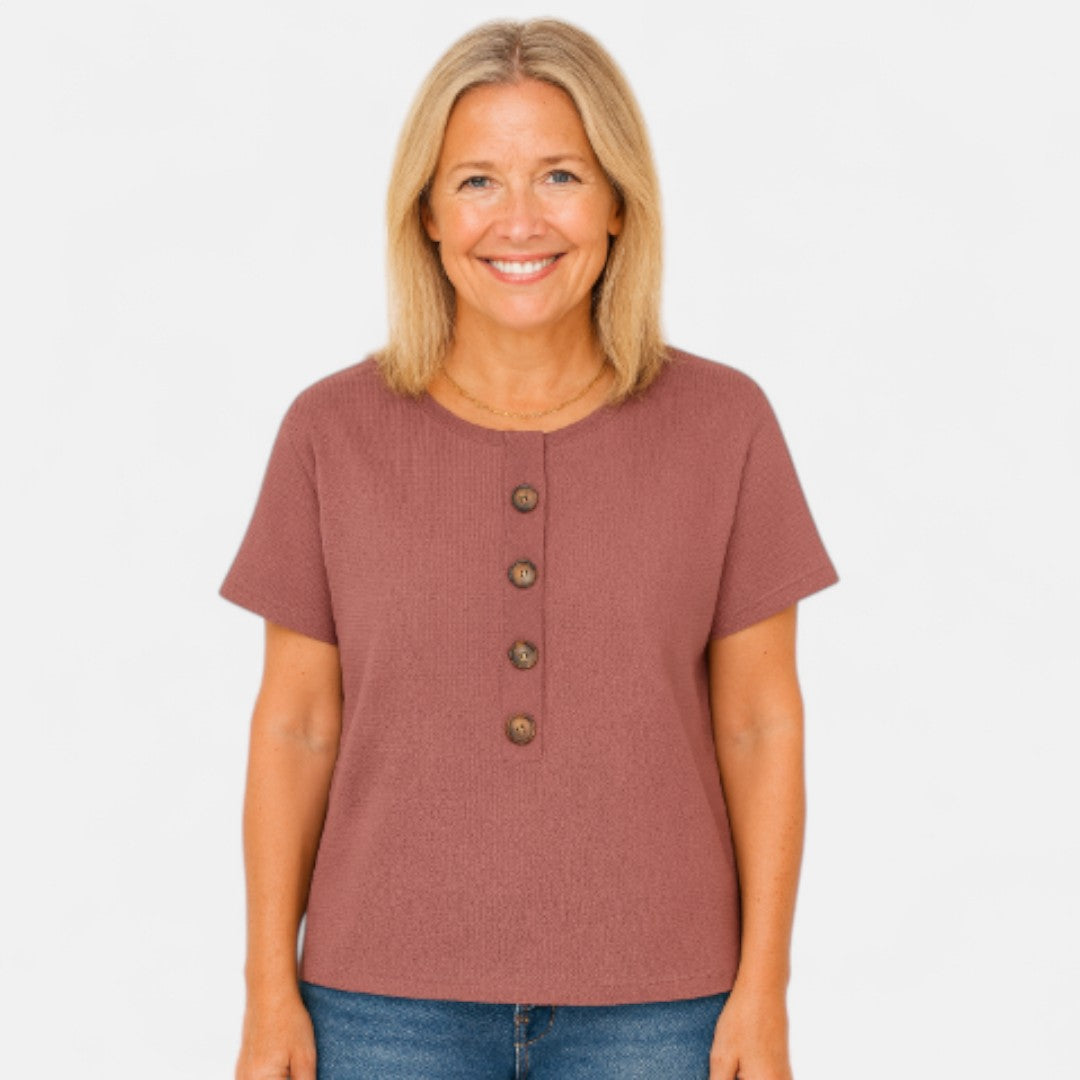 Edmonton Essence™ | Button-up Comfort Tee