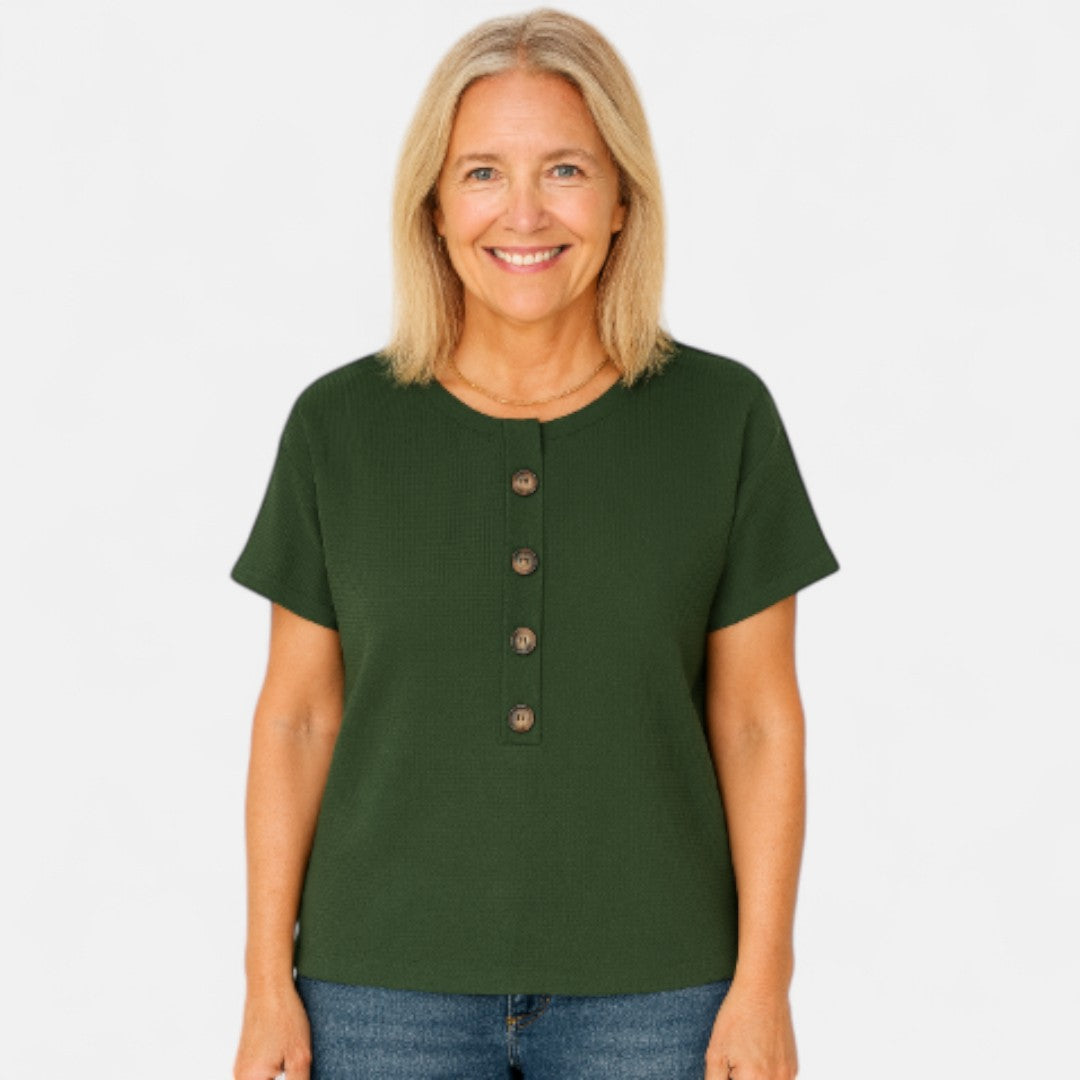 Edmonton Essence™ | Button-up Comfort Tee