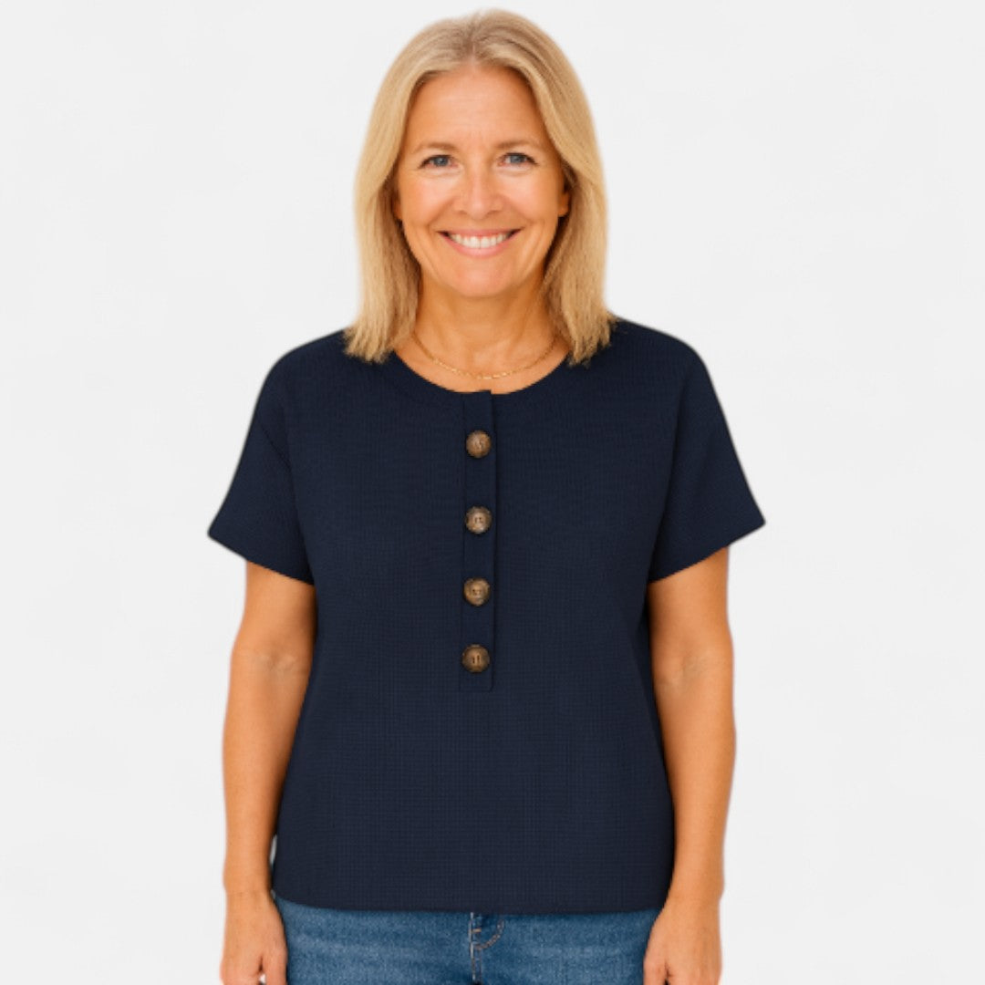 Edmonton Essence™ | Button-up Comfort Tee