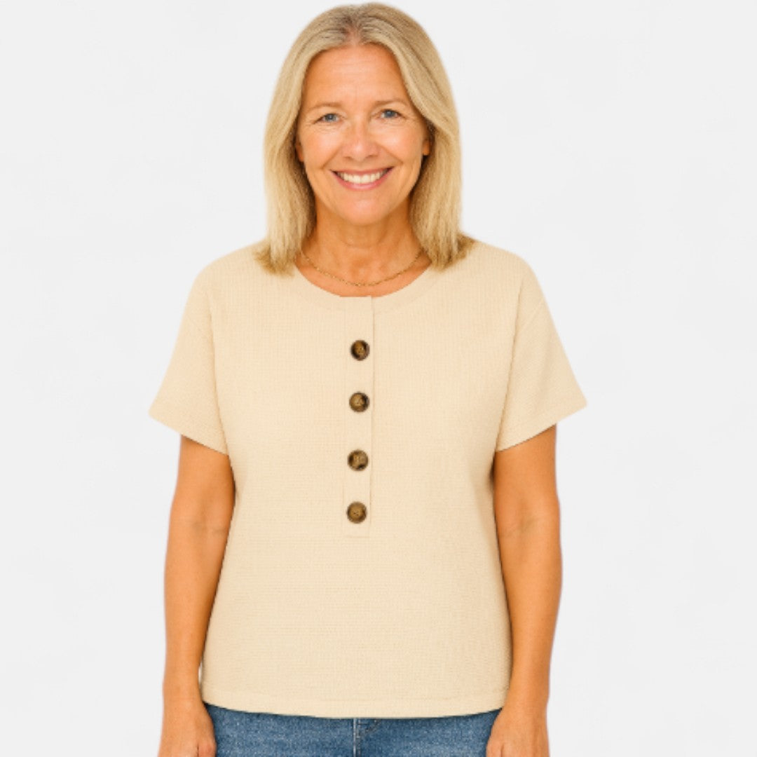 Edmonton Essence™ | Button-up Comfort Tee