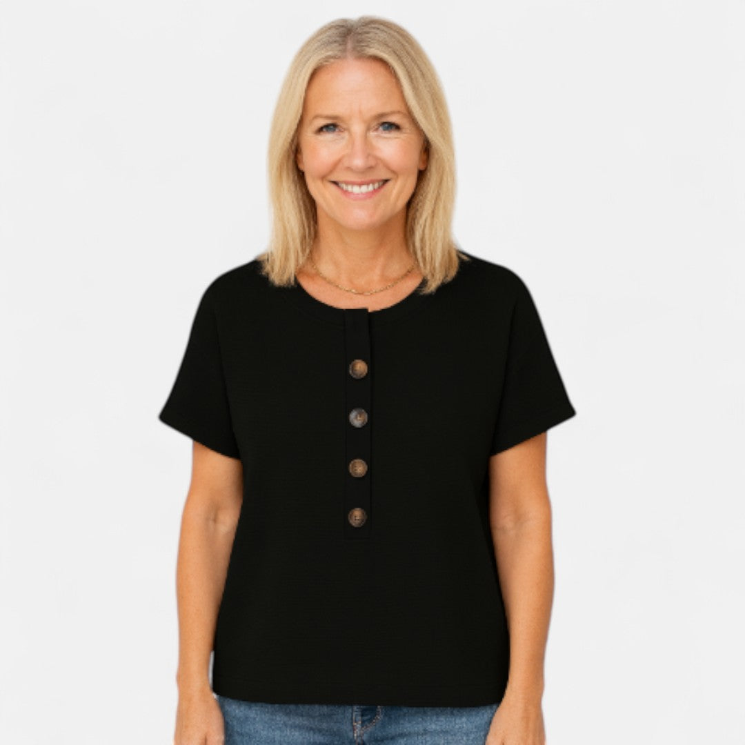 Edmonton Essence™ | Button-up Comfort Tee