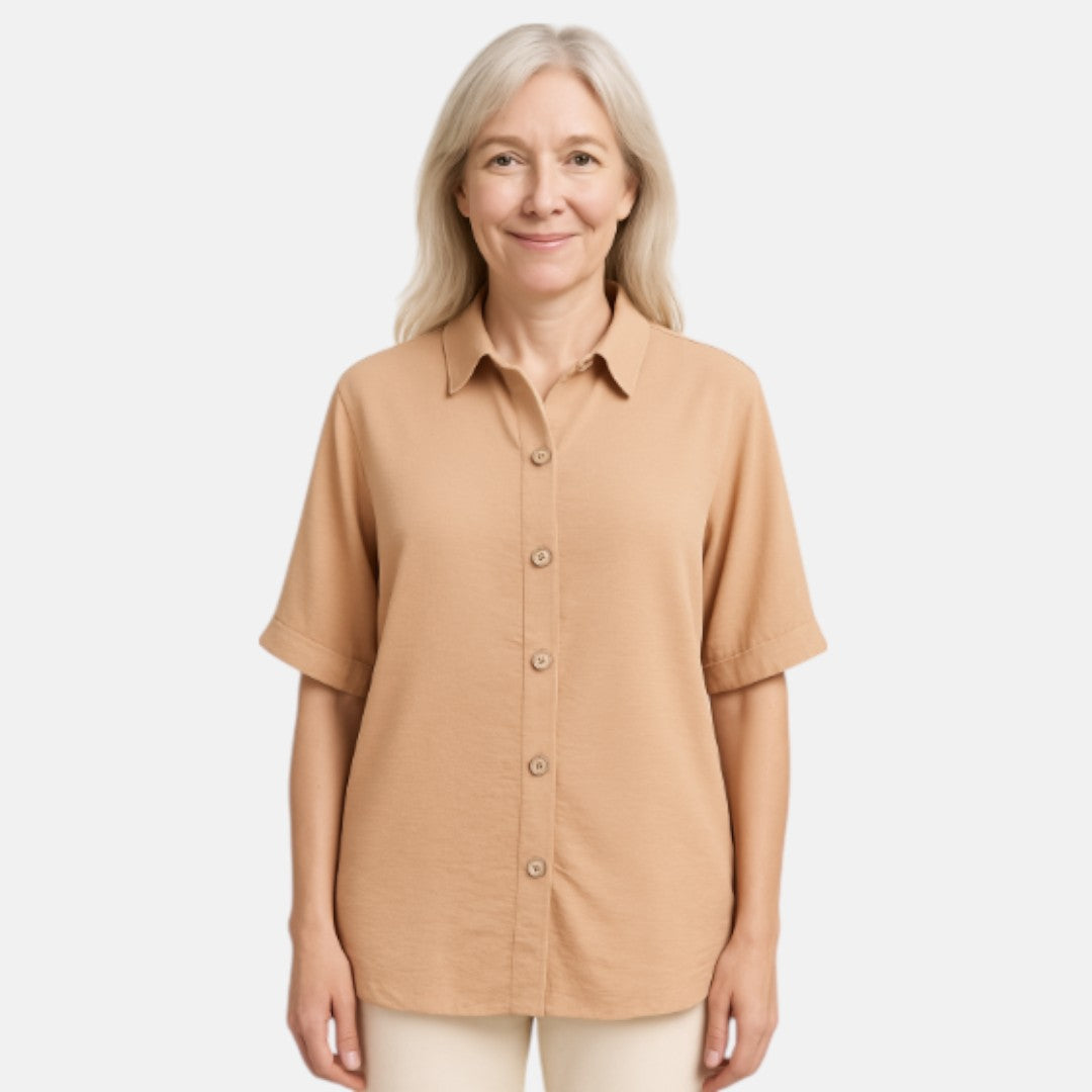 Edmonton Essence™ | Linen Button-Up Shirt
