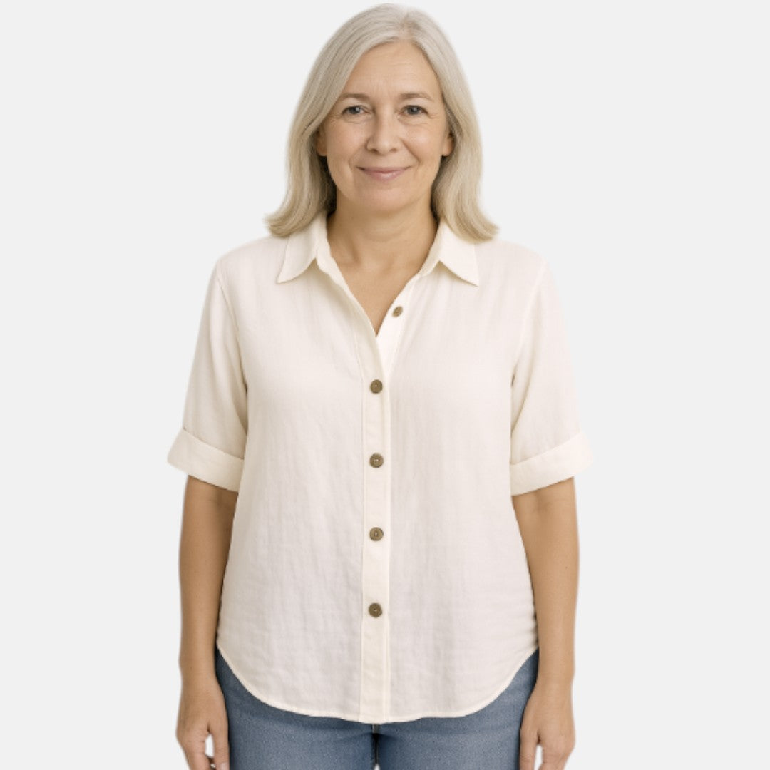 Edmonton Essence™ | Linen Button-Up Shirt
