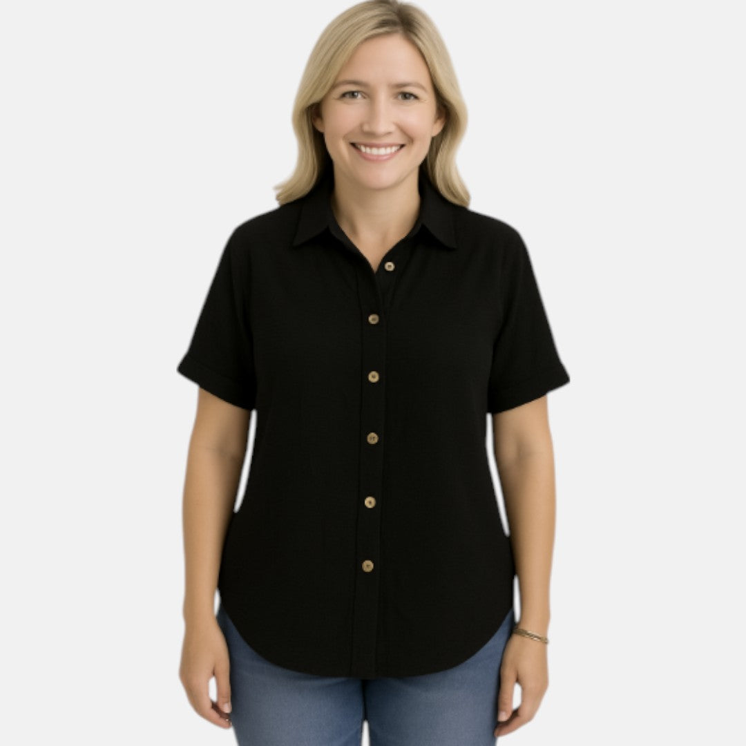 Edmonton Essence™ | Linen Button-Up Shirt