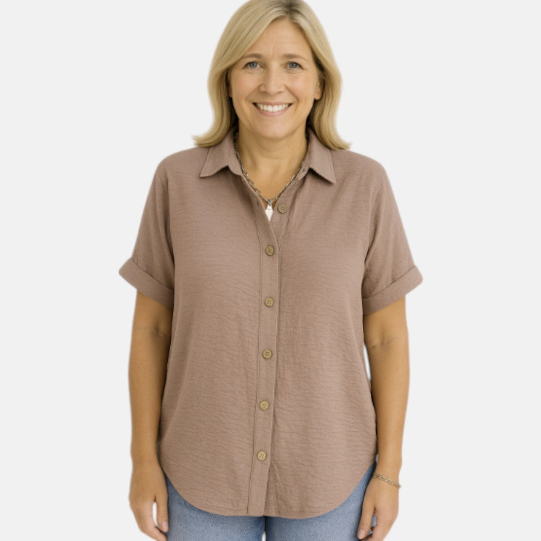 Edmonton Essence™ | Linen Button-Up Shirt