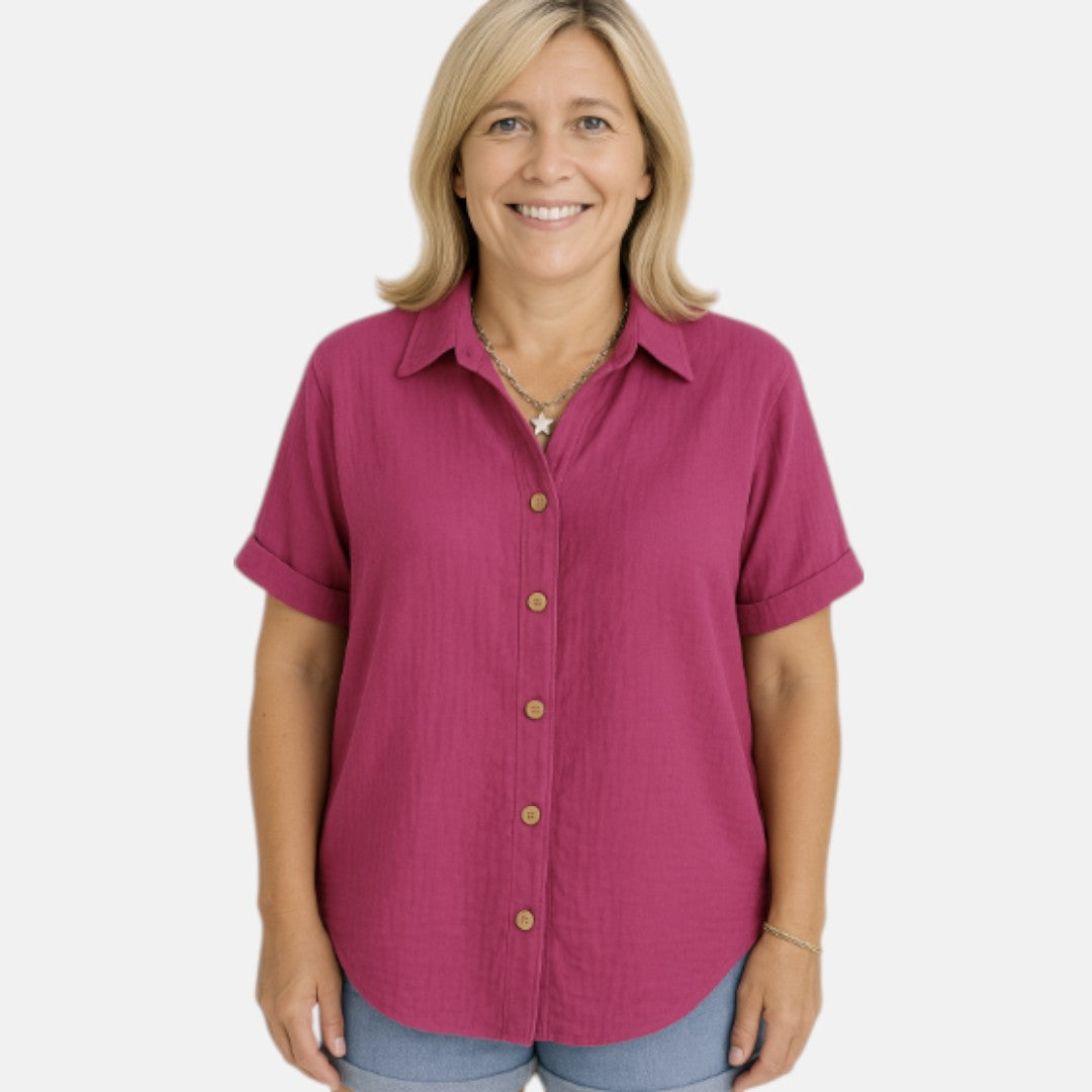 Edmonton Essence™ | Linen Button-Up Shirt