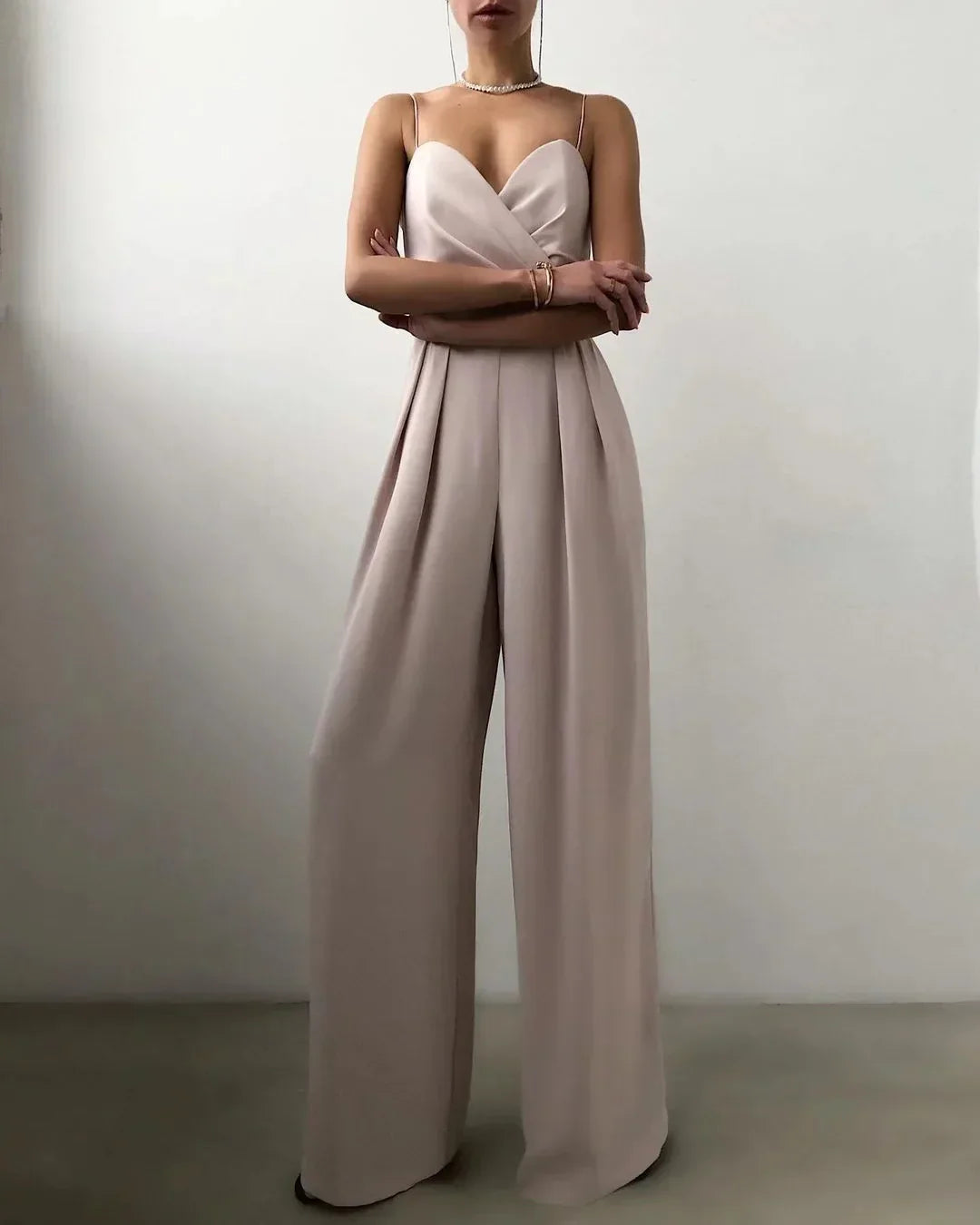 Edmonton Essence™ | Elegant Pleated Jumpsuit