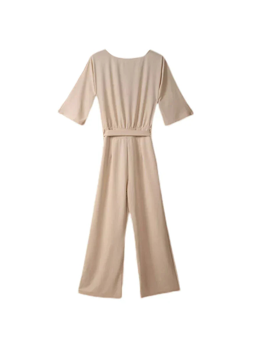 Edmonton Essence™ | Stylish Jumpsuit with Belt