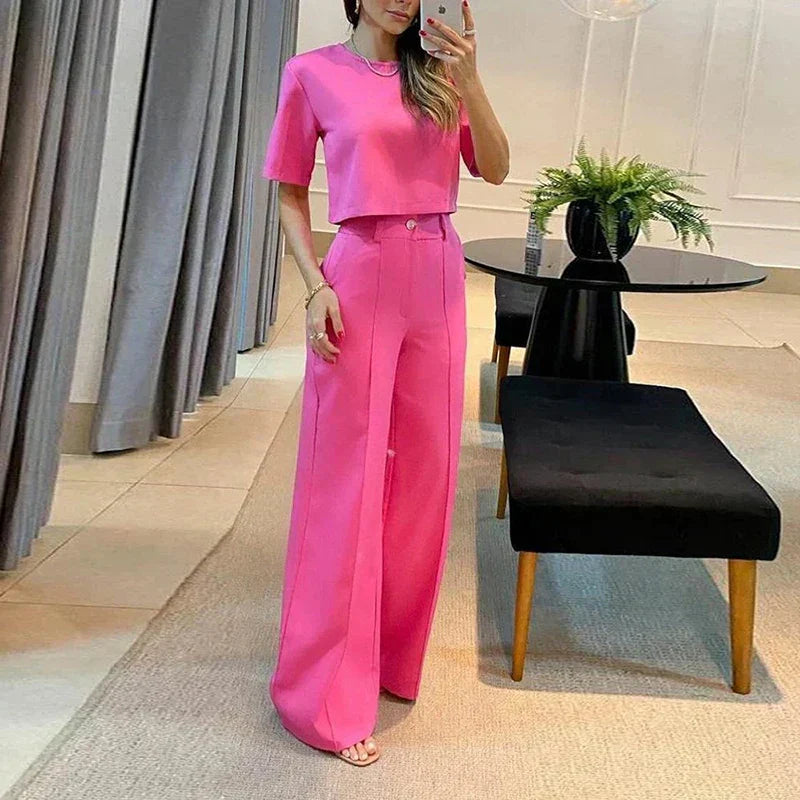 Edmonton Essence™ | Chic Top & Pants Set
