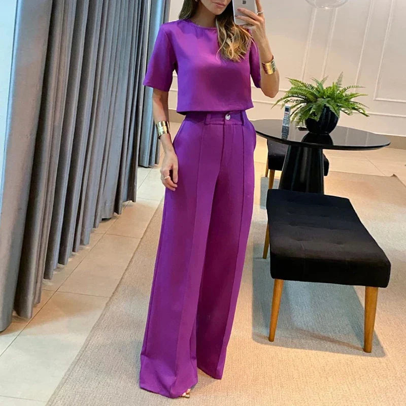 Edmonton Essence™ | Chic Top & Pants Set