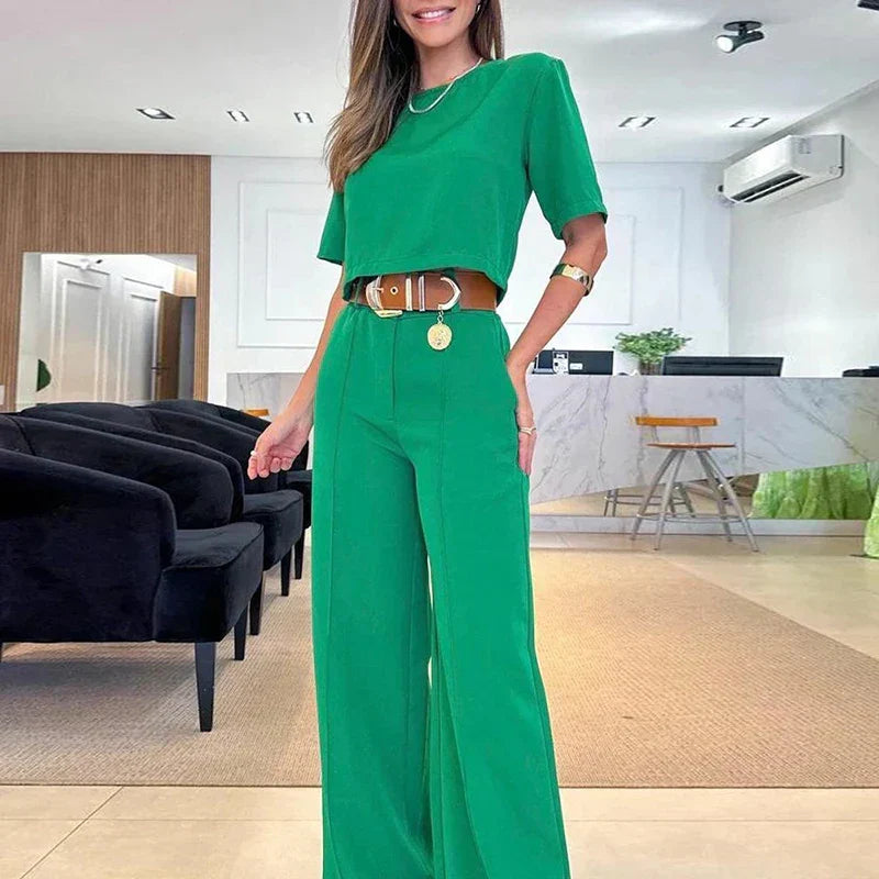 Edmonton Essence™ | Chic Top & Pants Set